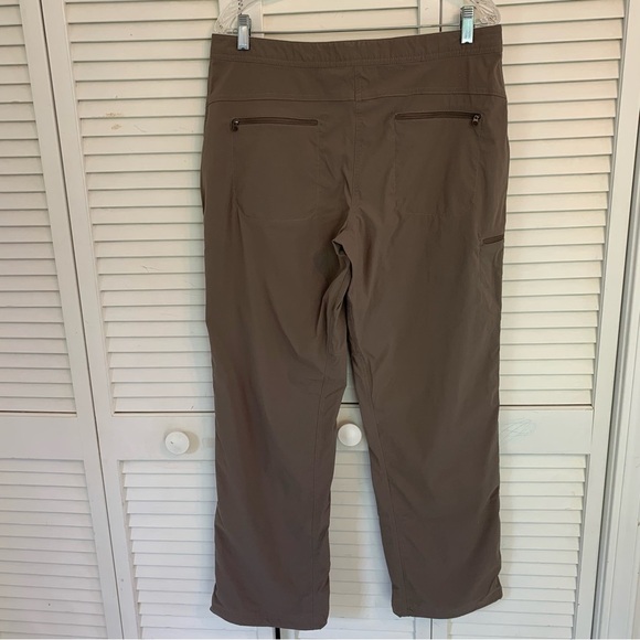 L.L.Bean Women’s Size 12 Comfort Trail Pants Ash Brown Mid-Rise Straight-Leg - Picture 7 of 16